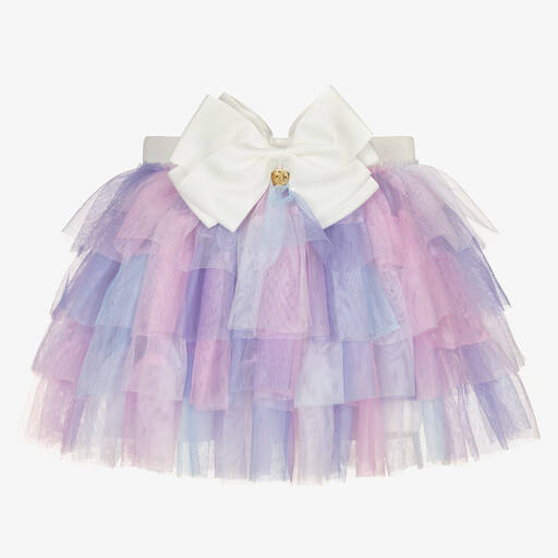 Angel's Face-Розово-фиолетовая юбка из тюля | Childrensalon