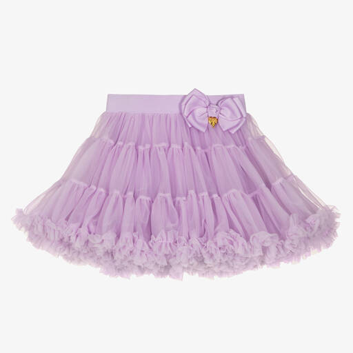 Angel's Face-Girls Purple Tulle Tutu Skirt | Childrensalon