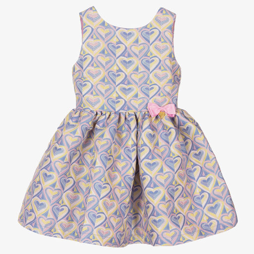 Angel's Face-Pink & Blue Heart Dress | Childrensalon
