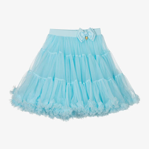 Angel's Face-Teen Girls Blue Tulle Tutu Skirt | Childrensalon