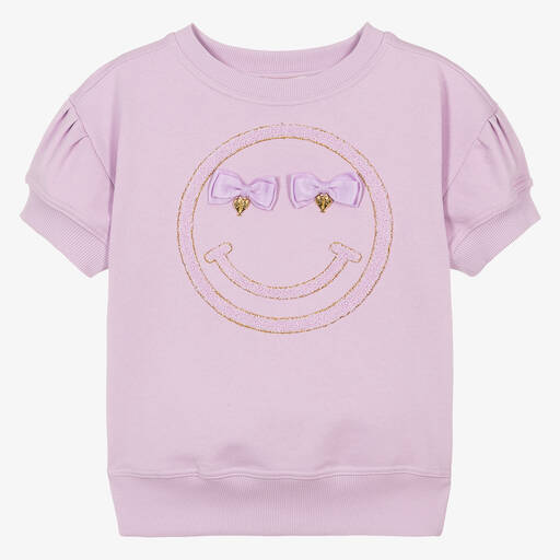 Angel's Face-Teen Girls Lilac Purple Jersey T-Shirt | Childrensalon