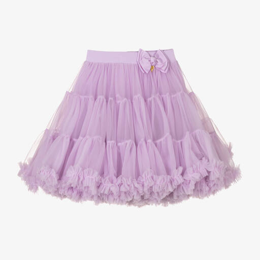 Angel's Face-Teen Girls Purple Tulle Tutu Skirt | Childrensalon
