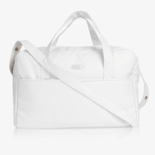 Babidu-حقيبة لمستلزمات الأطفال لون أبيض (45 سم) | Childrensalon