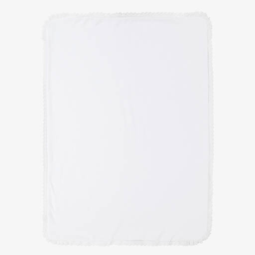 Babidu-Белое хлопковое одеяло (89 см) | Childrensalon