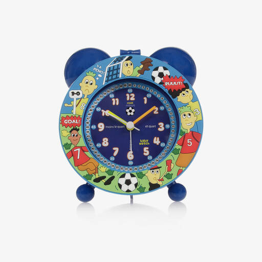 Baby Watch, Paris-Синий будильник с футбольными мячами  | Childrensalon
