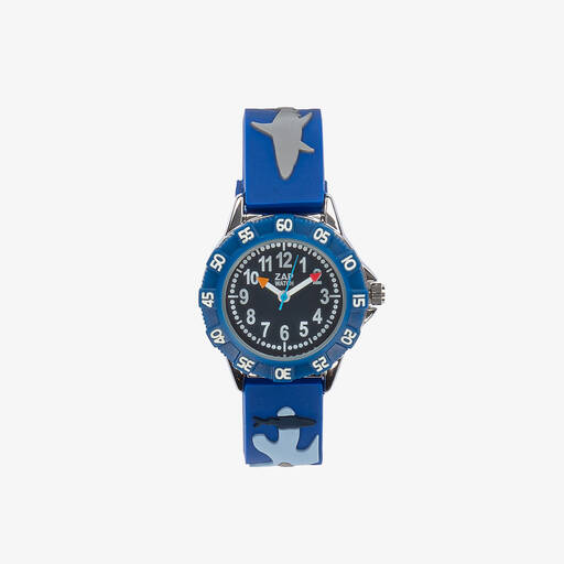 Baby Watch, Paris-Синие обучающие часы с акулами для мальчиков | Childrensalon