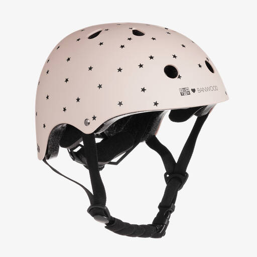 Banwood-Hellrosa Bonton Helm für Mädchen | Childrensalon