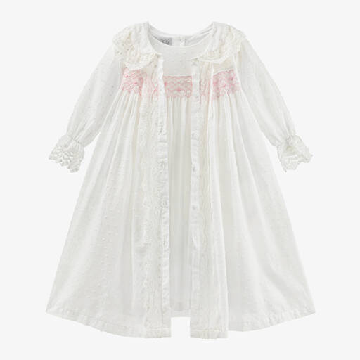 Beau KiD-Комплект с ночной рубашкой из хлопка для девочек | Childrensalon