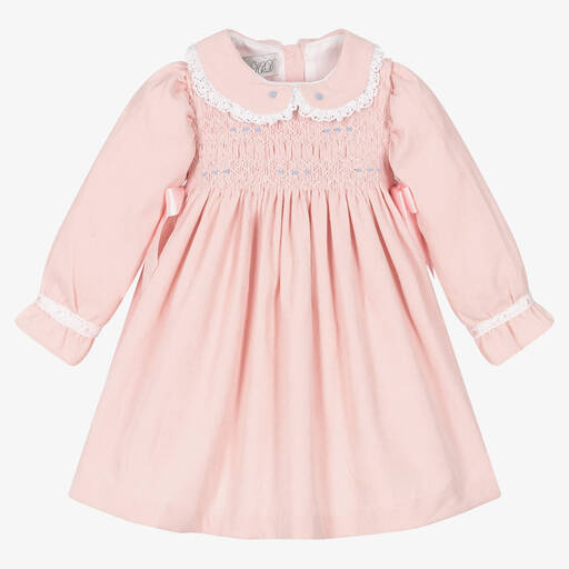 Beau KiD-Girls Pink Corduroy Dress | Childrensalon