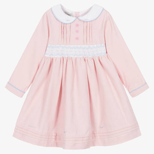 Beau KiD-Розовое вельветовое платье со сборками | Childrensalon
