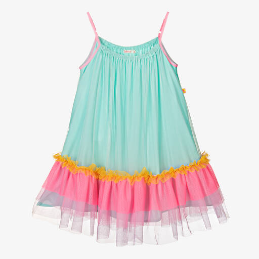 Billieblush-Girls Blue Tulle Dress | Childrensalon