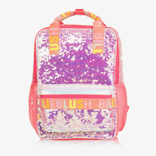 Billieblush-Girls Iridescent Sequin Backpack (35cm) | Childrensalon
