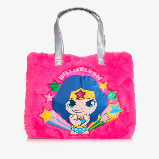 Billieblush-Pinke DC Tasche aus Kunstfell für Mädchen | Childrensalon