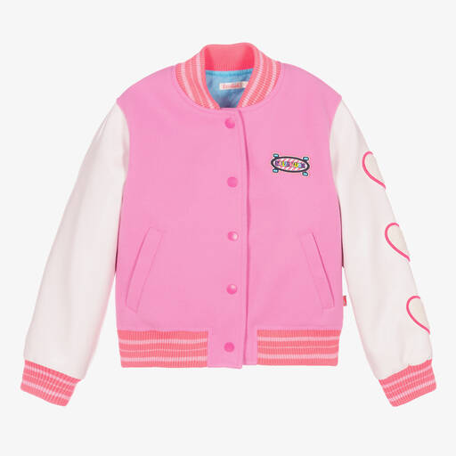 Billieblush-Розовая куртка-бомбер для девочек | Childrensalon