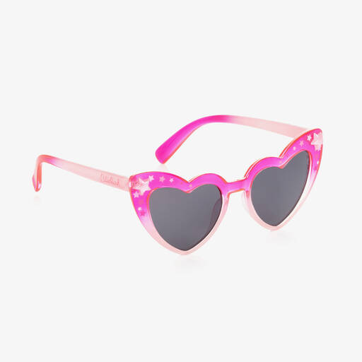 Billieblush-Girls Pink Heart Sunglasses (UV400) | Childrensalon