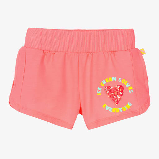 Billieblush-Girls Pink Jersey Shorts | Childrensalon