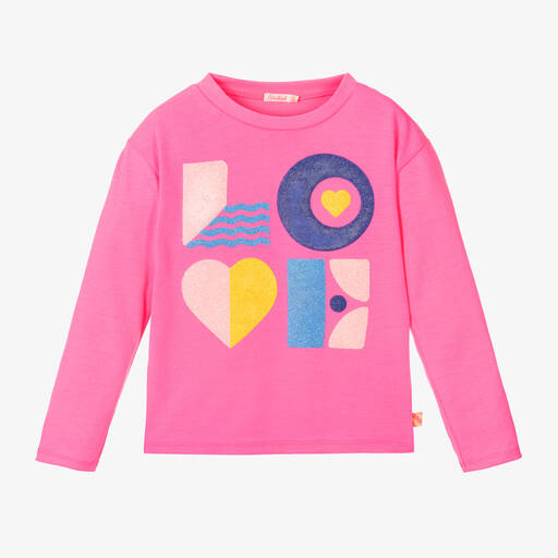 Billieblush-Girls Pink Jersey Top | Childrensalon