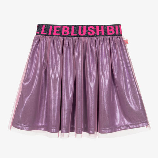 Billieblush-Girls Pink Mesh Skirt | Childrensalon