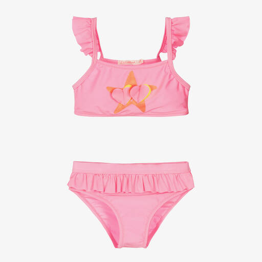 Billieblush-Girls Pink Starfish Bikini | Childrensalon
