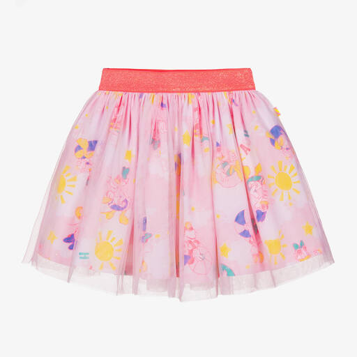 Billieblush-Girls Pink Tulle Disney Skirt | Childrensalon