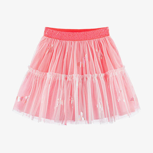 Billieblush-Girls Pink Tulle Tutu Skirt | Childrensalon