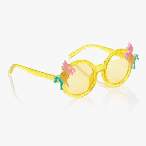 Billieblush-Yellow Unicorn Sunglasses (UV400) | Childrensalon