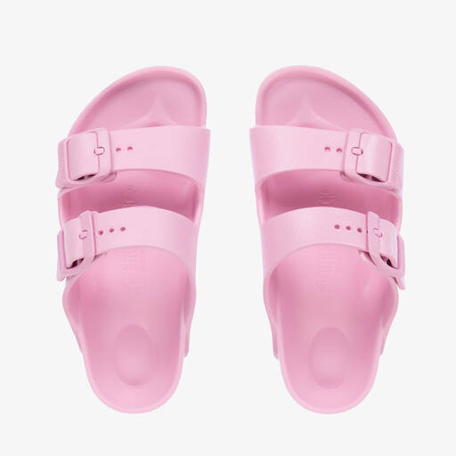 Birkenstock-Girls Pink Arizona Sandals | Childrensalon