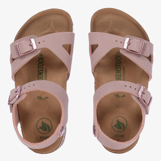 Birkenstock-Розовые сандалии с пряжками | Childrensalon
