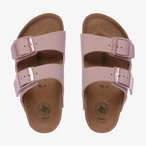 Birkenstock-Girls Pink Buckled Sandals | Childrensalon