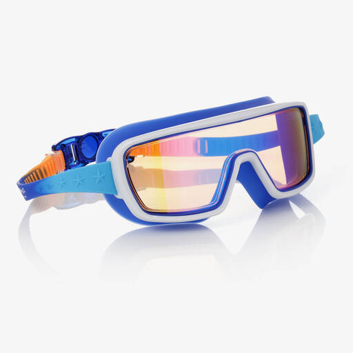 Bling2o-Boys Blue Prismatic Swimming Goggles | Childrensalon
