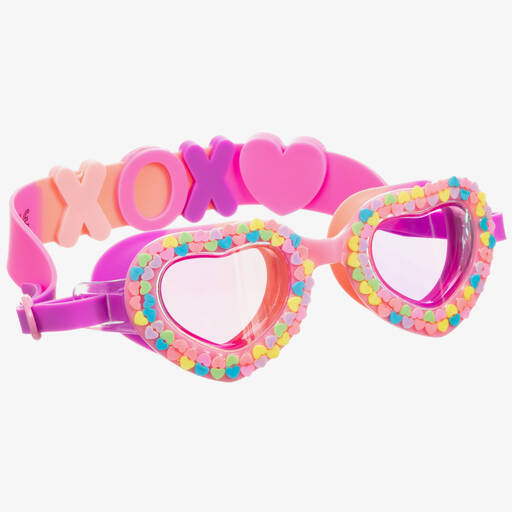 Bling2o-Rosa Brille mit Bonbon-Herzen | Childrensalon
