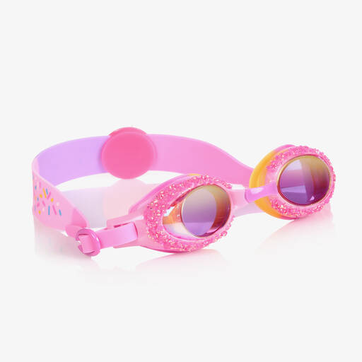 Bling2o-نظارات غوغلز للسباحة سيليكون لون زهري لامع للبنات | Childrensalon