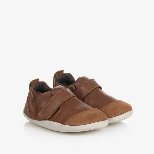 Bobux-Chaussures marron en cuir bébé | Childrensalon