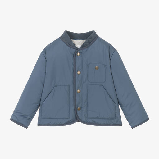 Bonpoint-Синяя куртка для мальчиков | Childrensalon