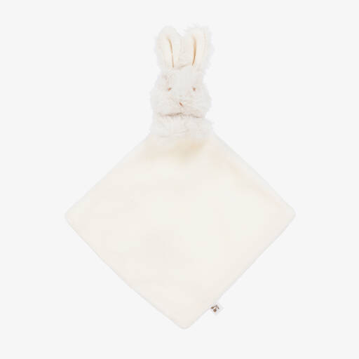 Bonpoint-دودو أرنب قطن قطيفة لون عاجي للأطفال (19سم) | Childrensalon