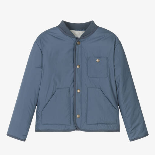 Bonpoint-Синяя куртка для мальчиков-подростков | Childrensalon
