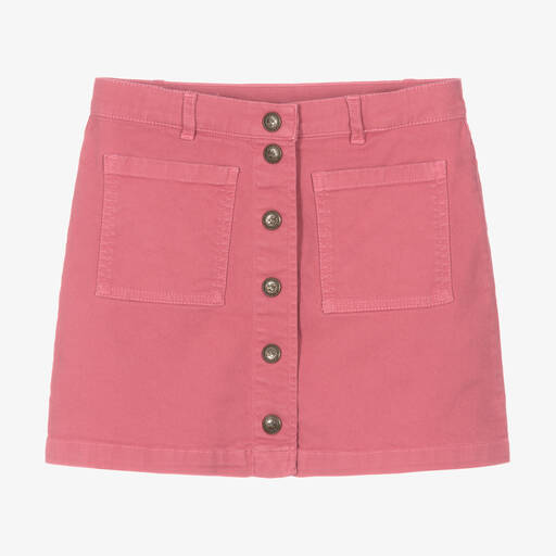Bonpoint-Розовая джинсовая юбка | Childrensalon