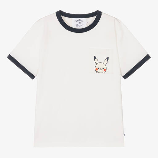 Bonpoint-Teen Ivory Pokémon Cotton T-Shirt | Childrensalon