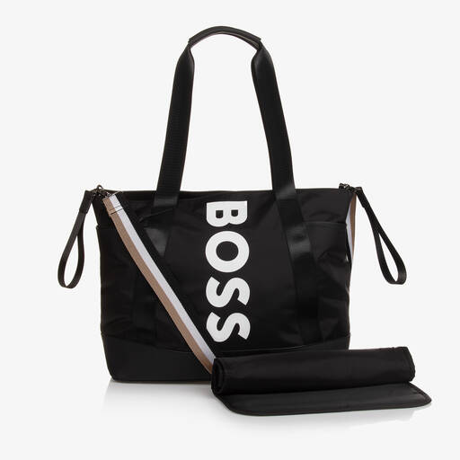 BOSS-حقيبة تغيير للأطفال لون أسود (48 سم) | Childrensalon