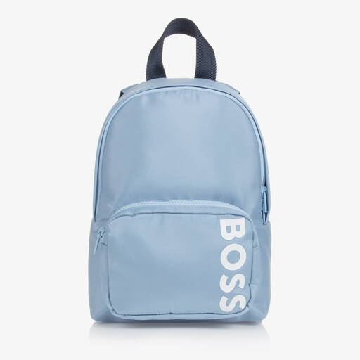 BOSS-حقيبة ظهر كانفاس لون أزرق فاتح (28 سم) | Childrensalon