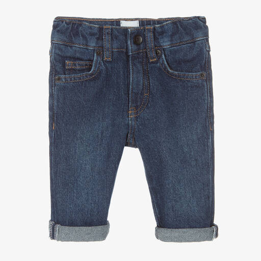 BOSS-Boys Blue Denim Jeans | Childrensalon