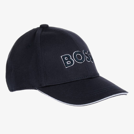 BOSS-Синяя бейсболка для мальчиков-подростков | Childrensalon