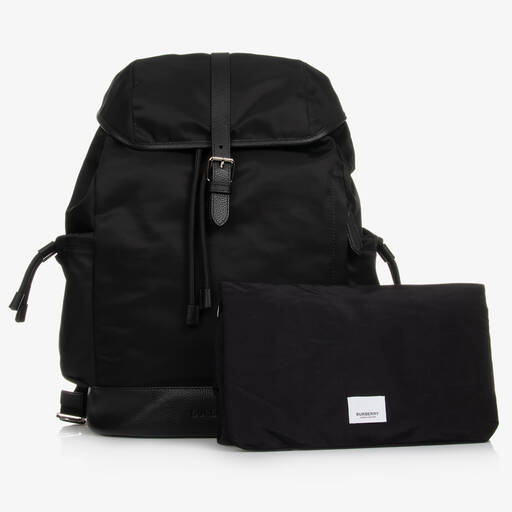 Burberry-Black Changing Backpack (44cm) | Childrensalon
