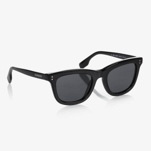 Burberry-Black Logo Sunglasses | Childrensalon