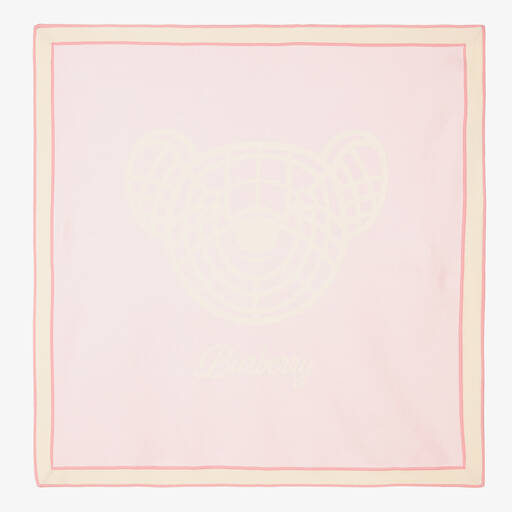 Burberry-Pink Thomas Bear Baby Blanket (90cm) | Childrensalon
