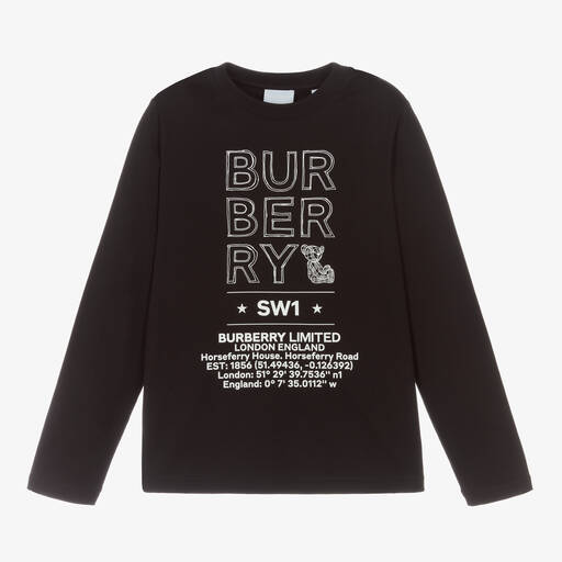 Burberry-Haut noir Ado | Childrensalon