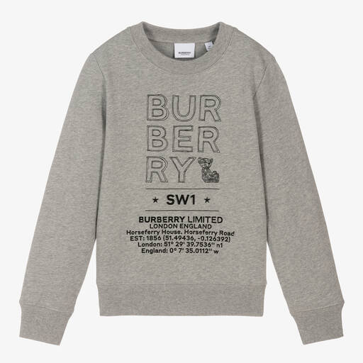 Burberry-Teen Montage Sweatshirt (J) | Childrensalon