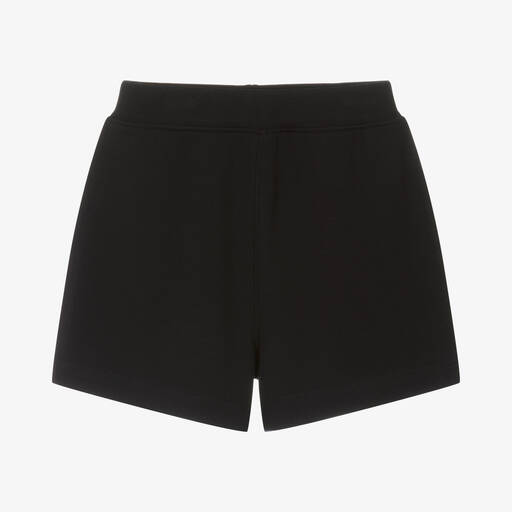 Burberry-Teen Girls Black Cotton Jersey Shorts | Childrensalon