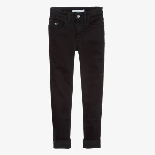 Calvin Klein Jeans-Черные джинсы скинни для мальчиков-подростков | Childrensalon