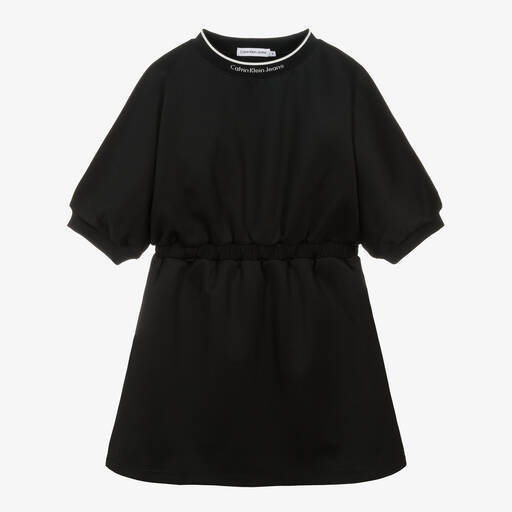 Calvin Klein-Черное платье из джерси для подростков | Childrensalon